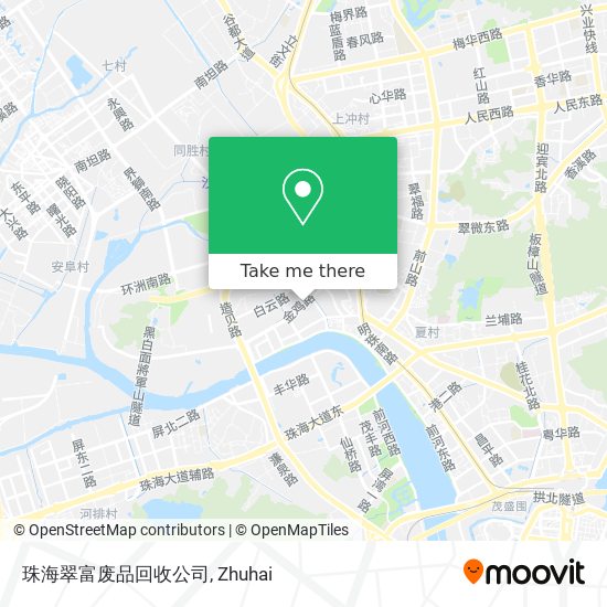 珠海翠富废品回收公司 map