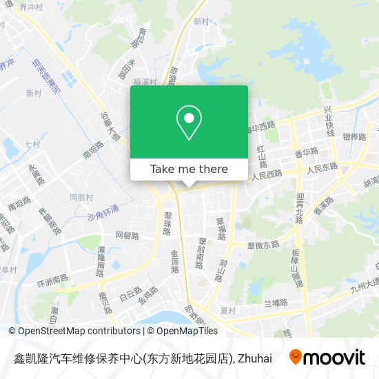 鑫凯隆汽车维修保养中心(东方新地花园店) map