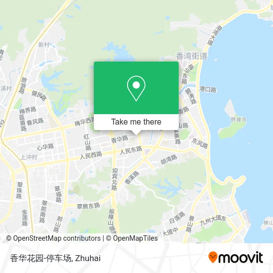 香华花园-停车场 map