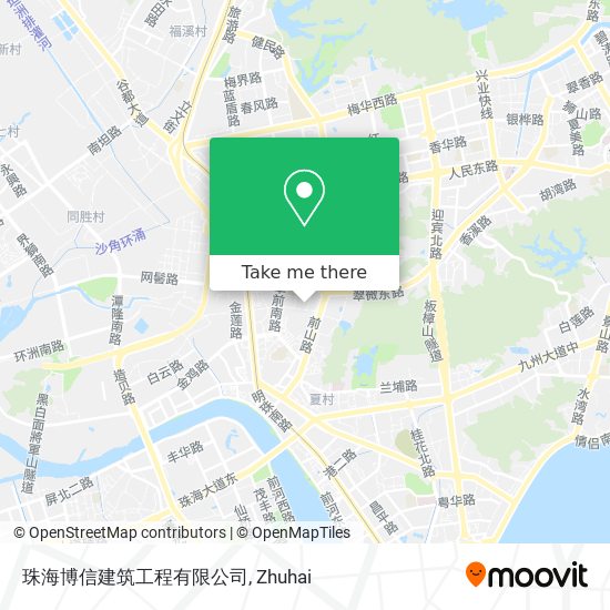 珠海博信建筑工程有限公司 map