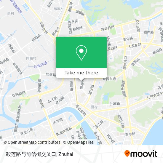 鞍莲路与前信街交叉口 map