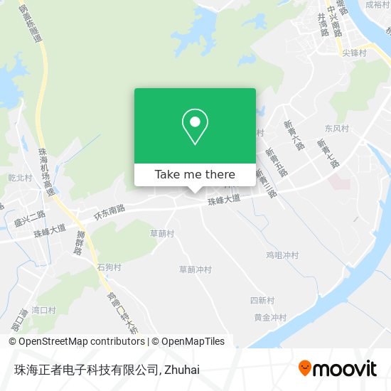 珠海正者电子科技有限公司 map
