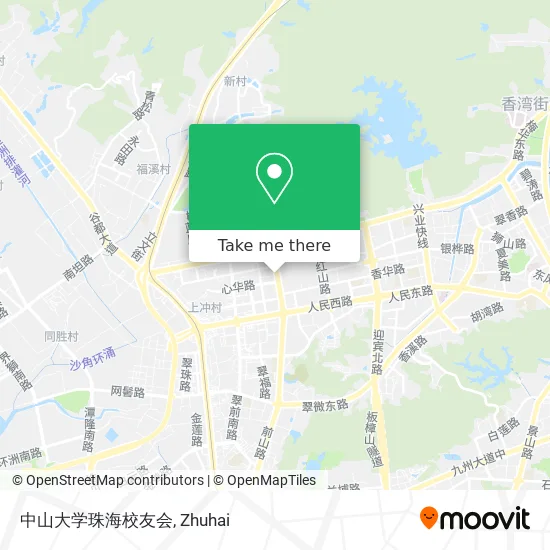 中山大学珠海校友会 map