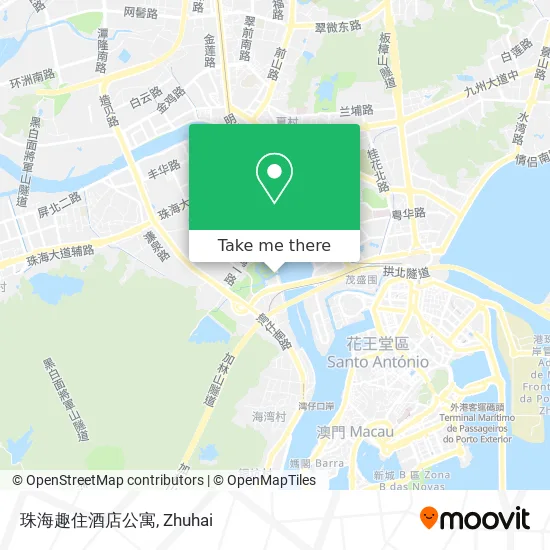 珠海趣住酒店公寓 map