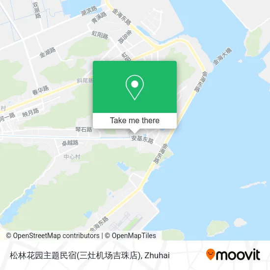 松林花园主题民宿(三灶机场吉珠店) map
