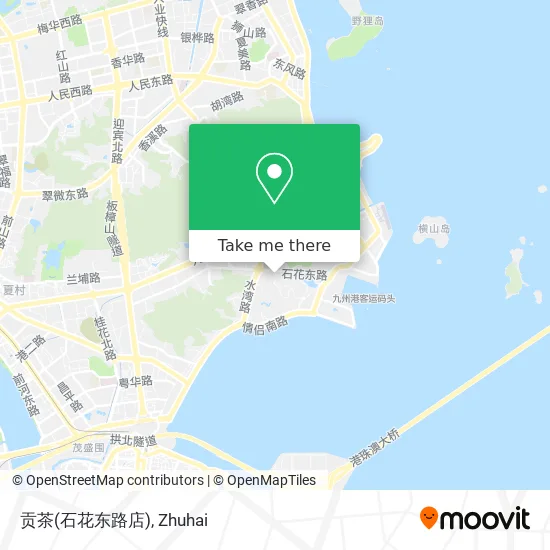 贡茶(石花东路店) map