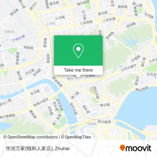 华润万家(颐和人家店) map