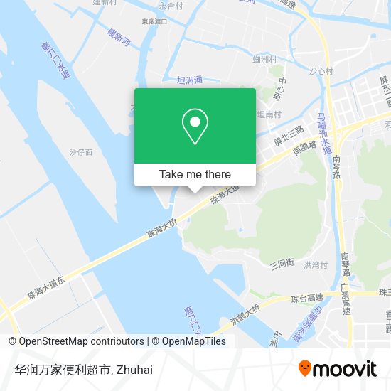 华润万家便利超市 map