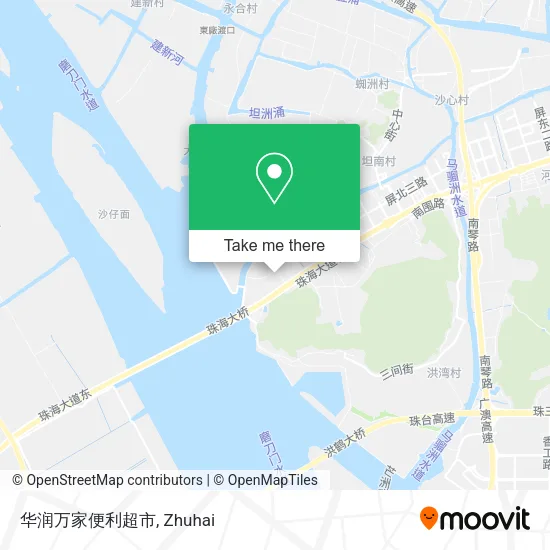 华润万家便利超市 map