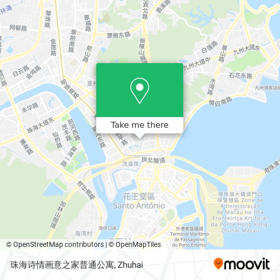 珠海诗情画意之家普通公寓 map