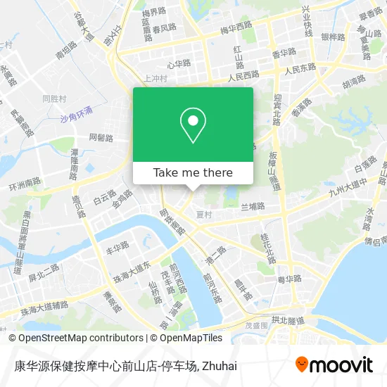 康华源保健按摩中心前山店-停车场 map