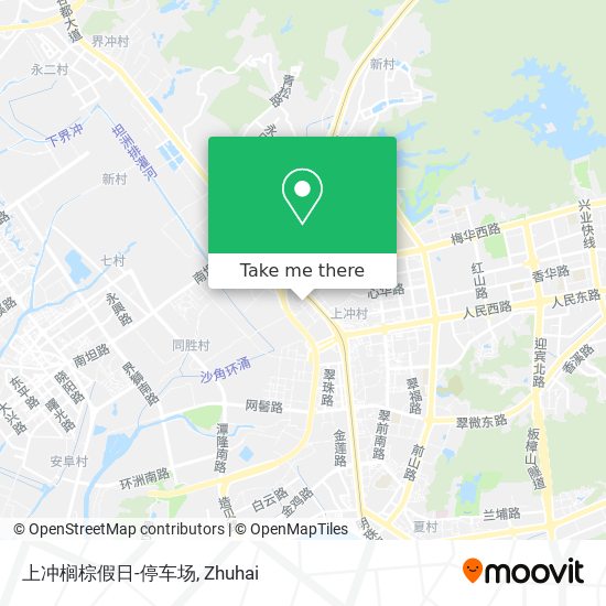 上冲榈棕假日-停车场 map