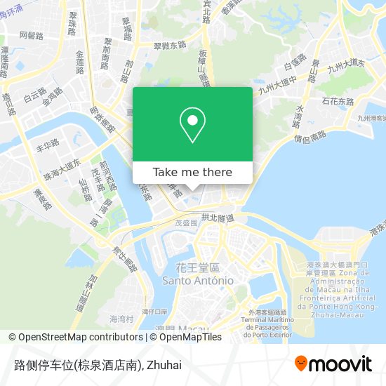 路侧停车位(棕泉酒店南) map