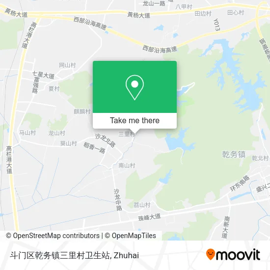 斗门区乾务镇三里村卫生站 map