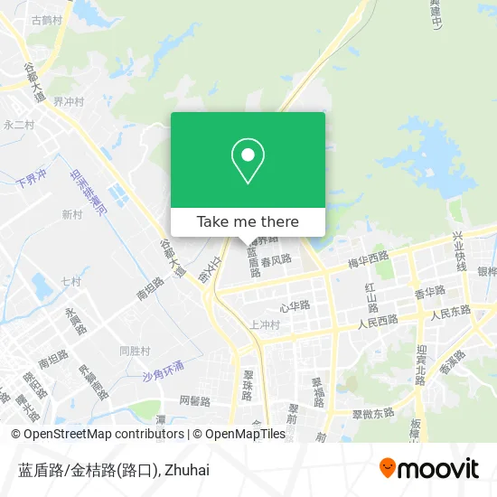 蓝盾路/金桔路(路口) map