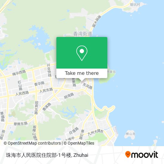 珠海市人民医院住院部-1号楼 map