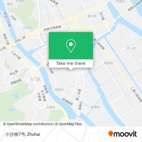 小沙南7号 map