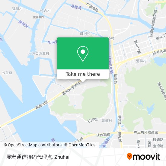 展宏通信特约代理点 map