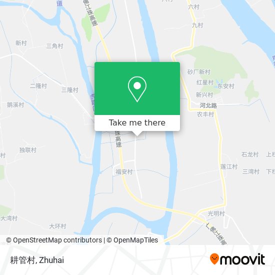 耕管村 map