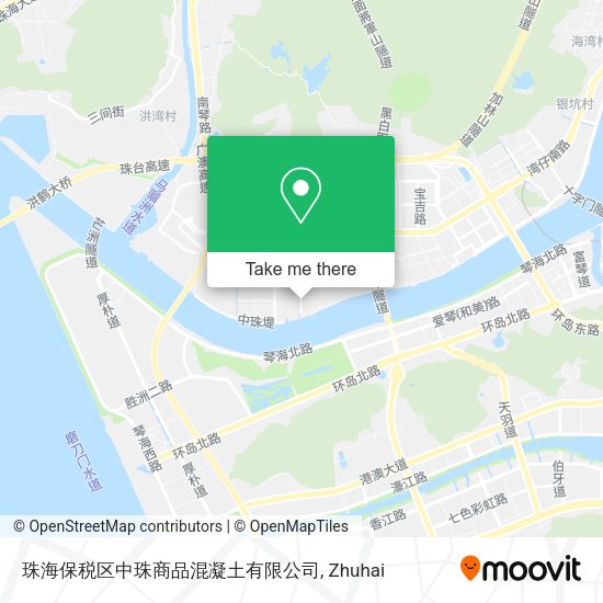 珠海保税区中珠商品混凝土有限公司 map