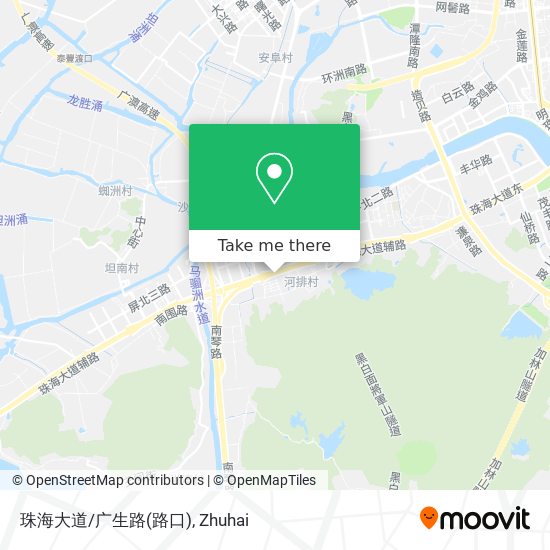 珠海大道/广生路(路口) map
