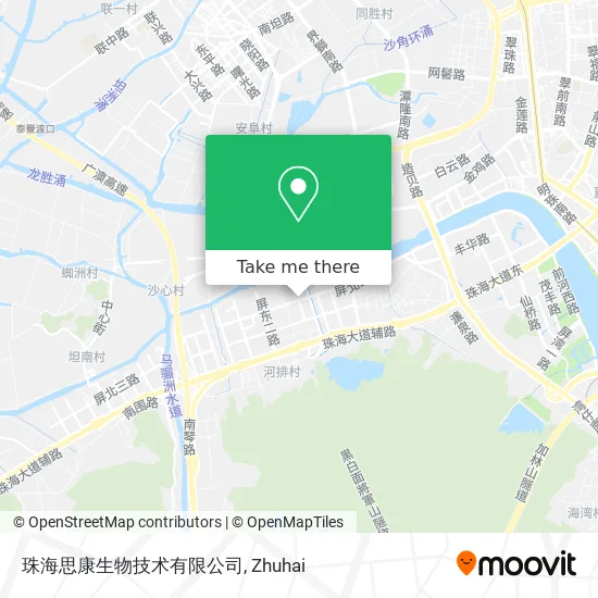 珠海思康生物技术有限公司 map