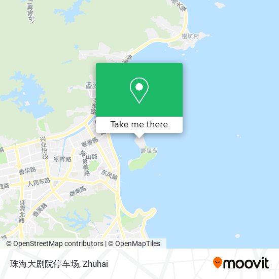 珠海大剧院停车场 map