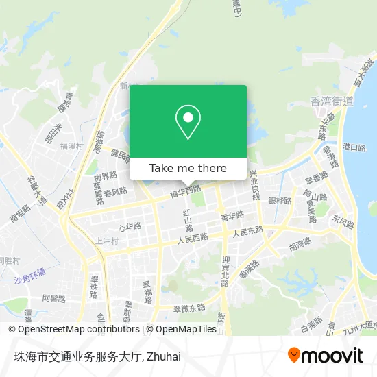 珠海市交通业务服务大厅 map