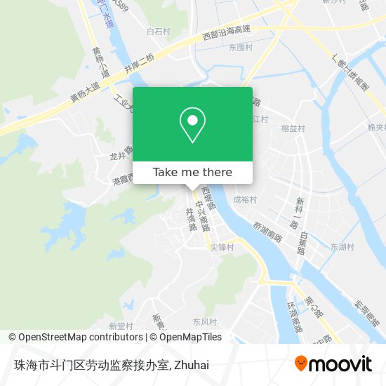 珠海市斗门区劳动监察接办室 map