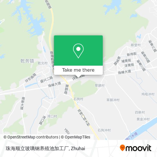 珠海顺立玻璃钢养殖池加工厂 map