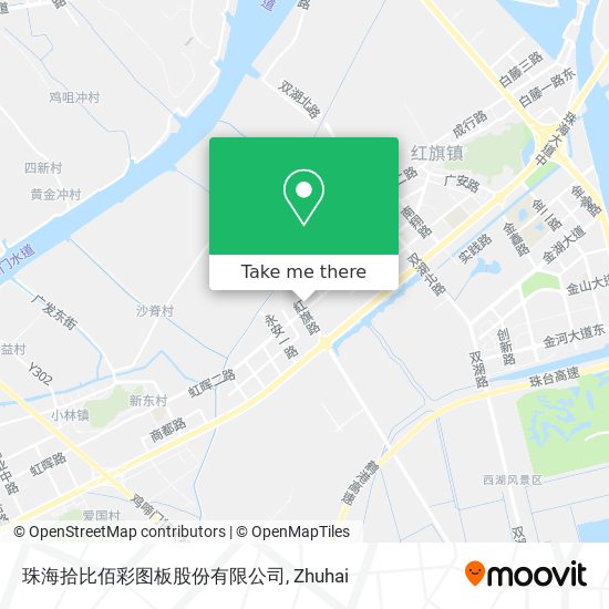 珠海拾比佰彩图板股份有限公司 map