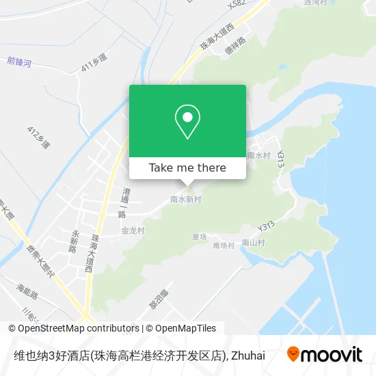 维也纳3好酒店(珠海高栏港经济开发区店) map