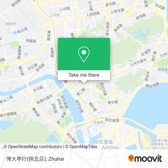 博大琴行(拱北店) map