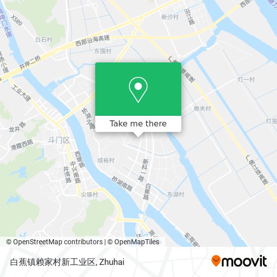 白蕉镇赖家村新工业区 map