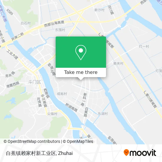 白蕉镇赖家村新工业区 map