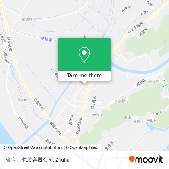 金宝士包装容器公司 map