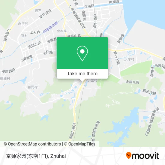 京师家园(东南1门) map