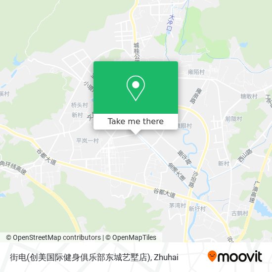 街电(创美国际健身俱乐部东城艺墅店) map