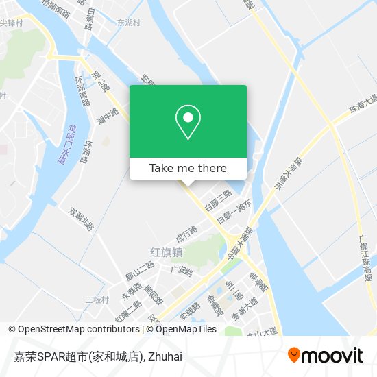 嘉荣SPAR超市(家和城店) map
