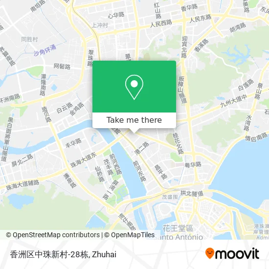 香洲区中珠新村-28栋 map