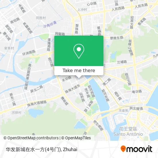 华发新城在水一方(4号门) map