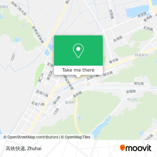 高铁快递 map