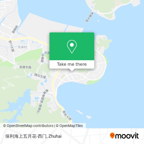 保利海上五月花-西门 map