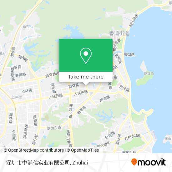 深圳市中浦信实业有限公司 map