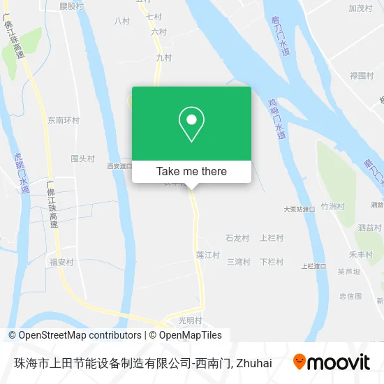 珠海市上田节能设备制造有限公司-西南门 map