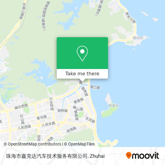 珠海市鑫克达汽车技术服务有限公司 map