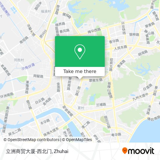 立洲商贸大厦-西北门 map