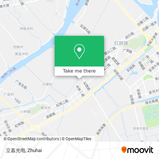 立嘉光电 map