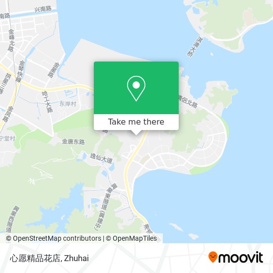 心愿精品花店 map