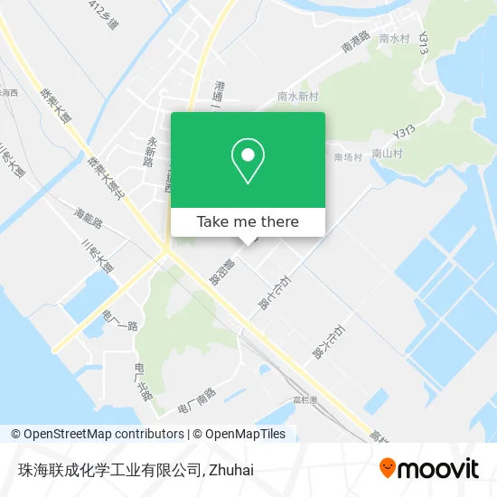 珠海联成化学工业有限公司 map